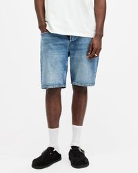 AllSaints - Switch Skinny Fit Denim Shorts - Lyst
