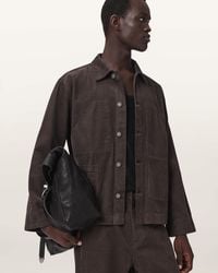 AllSaints - Mukesh Relaxed Fit Cord Shacket - Lyst