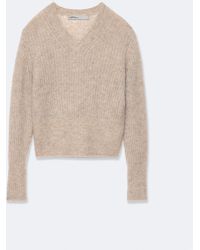 AllSaints - Mabel Alpaca-Blend V-Neck Jumper - Lyst
