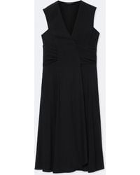 AllSaints - Jeanne Midi Wrap Dress - Lyst
