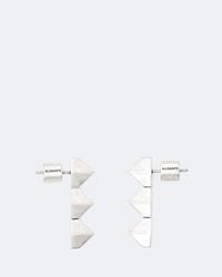 AllSaints - Spike Metal Bead Earrings - Lyst
