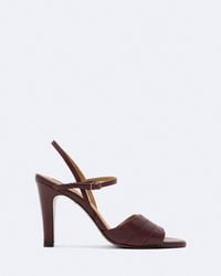 AllSaints - Lila Ankle-Strap Heeled Sandals - Lyst