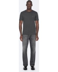 AllSaints - Brace Brushed Cotton Crew Neck T-Shirt,, Radio - Lyst