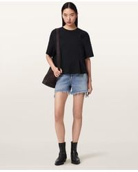 AllSaints - Sofia Lisa Boxy Embroidered T-Shirt - Lyst