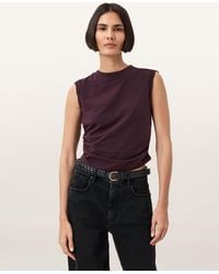 AllSaints - West Sleeveless Tank Top - Lyst
