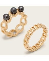 AllSaints - Rue Chain Ring - Lyst
