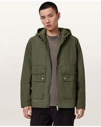 AllSaints - Morton Hooded Jacket - Lyst