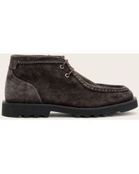 AllSaints - Skiff Suede Boots - Lyst