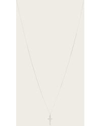 AllSaints - Gabe Large Chain Cross Necklace - Lyst