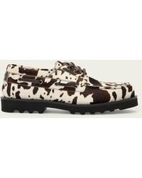 AllSaints - Leather Skiff Boat Shoe, /Us 8/Eu 41 - Lyst