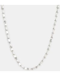 AllSaints - Biker Chain Carabiner Necklace - Lyst