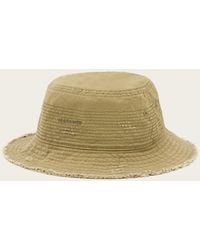 AllSaints - Mason Cotton Bucket Hat - Lyst