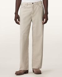 AllSaints - Lenny Wide Leg Corduroy Jeans - Lyst
