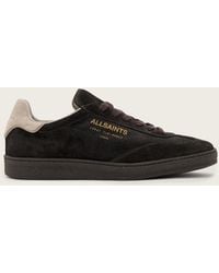 AllSaints - Thelma Suede Low Top Trainers - Lyst
