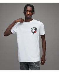 AllSaints Maneater Crew T-shirt - Gray