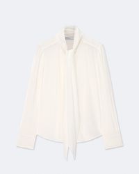 AllSaints - Iris Regular-Fit Silk Shirt - Lyst