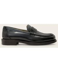 AllSaints - Bloom Leather Loafers - Lyst