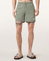 AllSaints - Odyssey Slim Fit Swim Shorts - Lyst