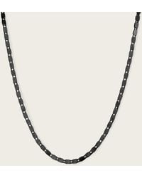 AllSaints - Axel Hexagon Chain Necklace - Lyst