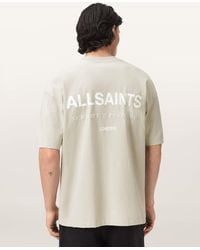 AllSaints - Dreamer Short Sleeve Oversized Graphic T-Shirt - Lyst