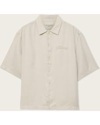 AllSaints - Circe Oversized Short Sleeve Shirt - Lyst