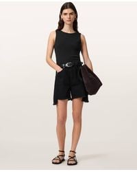 AllSaints - Katarina Boat Neck Slim Fit Tank Top - Lyst