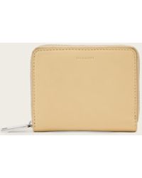 AllSaints - Lena Hex Zip Up Leather Wallet - Lyst