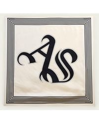 AllSaints - Gothic Silk Scarf - Lyst