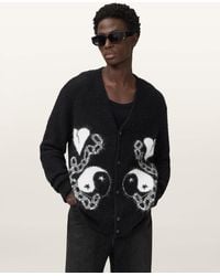 AllSaints - Reflection Oversized Cardigan - Lyst