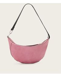 AllSaints - Luna Leather Shoulder Bag - Lyst