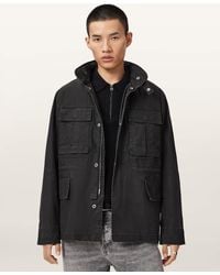 AllSaints - Valen Funnel Neck Jacket - Lyst