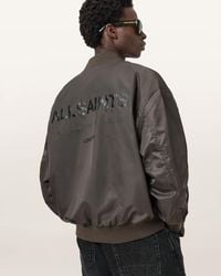 AllSaints - Future Bomber Jacket - Lyst