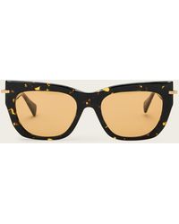 AllSaints - Tamsin Rectangular Shaped Sunglasses - Lyst