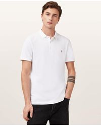AllSaints - Reform Short Sleeve Polo Shirt - Lyst