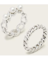 AllSaints - Rue Chain Ring - Lyst