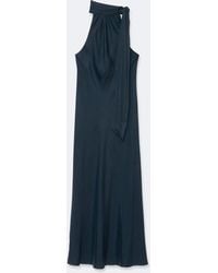 AllSaints - Beril Silk-Blend Maxi Dress - Lyst