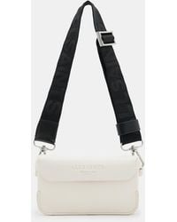 AllSaints - Zoe Adjustable Leather Crossbody Bag - Lyst