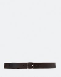 AllSaints - Miller Bar-Buckle Leather Belt - Lyst