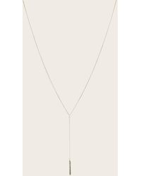 AllSaints - Joyce Crystal Drop Necklace - Lyst