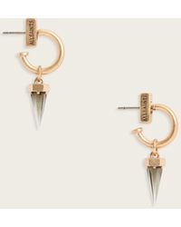 AllSaints - Laio Spike Hoop Earrings - Lyst