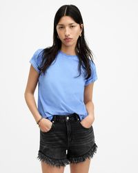 AllSaints - Anna Crew Neck Short Sleeve T-shirt - Lyst