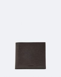 AllSaints - Axis Leather Bi-Fold Wallet - Lyst