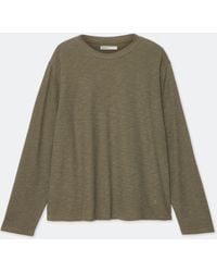 AllSaints - Abel Long-Sleeve Oversized T-Shirt - Lyst