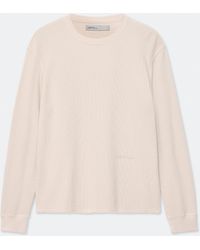 AllSaints - Raine Waffle-Knit Long-Sleeve T-Shirt - Lyst