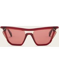 AllSaints - Avie Square Visor Sunglasses - Lyst