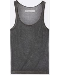 AllSaints - Silvi Fitted Metallic Vest - Lyst