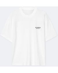 AllSaints - Shadow Relaxed Graphic T-Shirt - Lyst