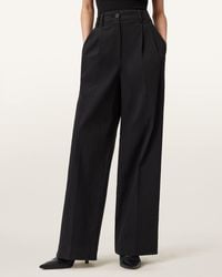 AllSaints - Essen Wide Leg Pants - Lyst