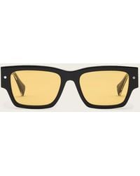 AllSaints - Iggy Square Framed Sunglasses - Lyst