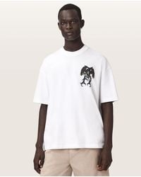 AllSaints - Raptour Oversized Graphic T-Shirt - Lyst